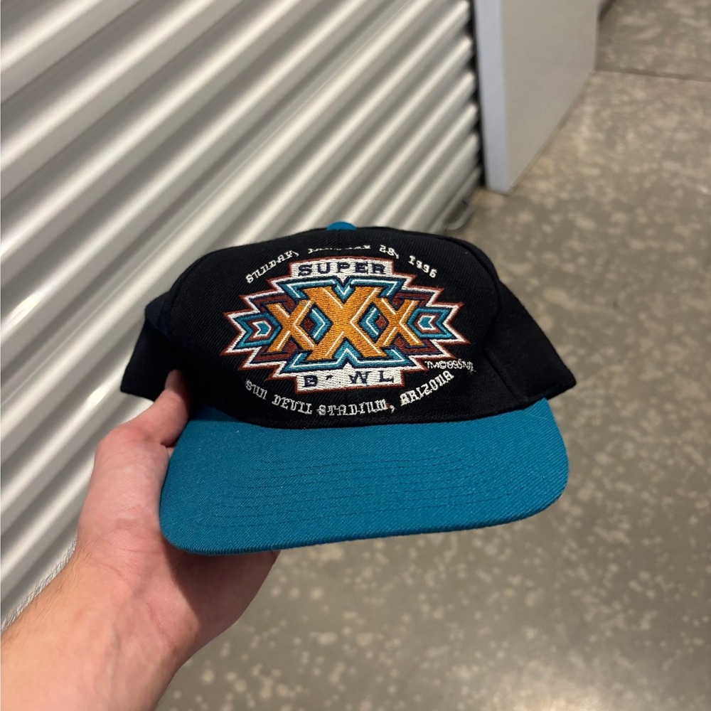 Vintage 1996 Super Bowl XXX Snapback Wool Blend Hat Sun Devil Stadium